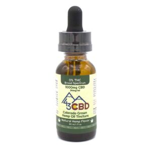 THC Free CBD Oil Tincture (1000mg)