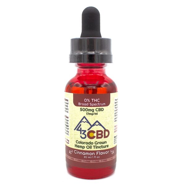 THC-Free CBD Oil Tincture (500mg) - Image 2