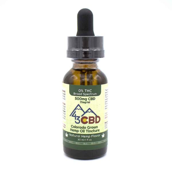 THC-Free CBD Oil Tincture (500mg)