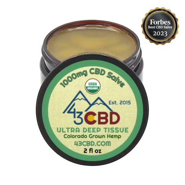 USDA Organic CBD Oil Salve (1000mg CBD) - Ultra Deep Tissue