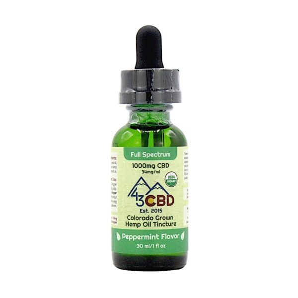 USDA Organic Full Spectrum CBD Oil (1000mg)