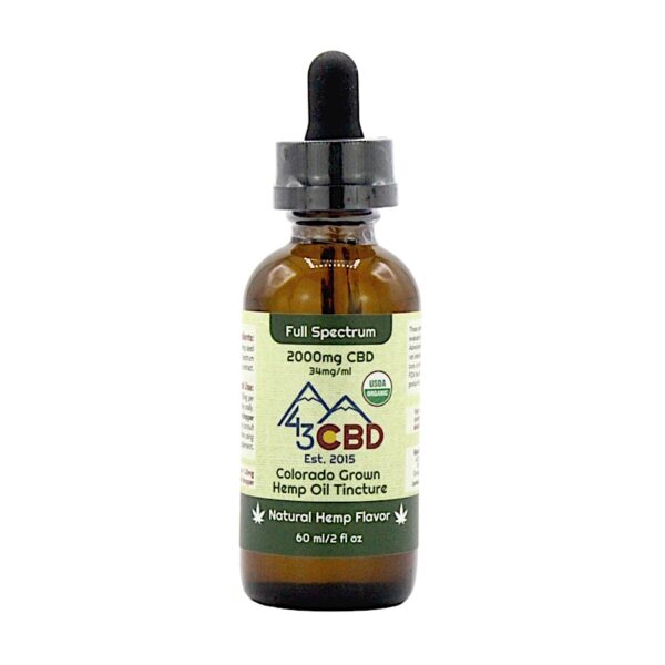 USDA Organic Full Spectrum CBD Oil (2000mg)