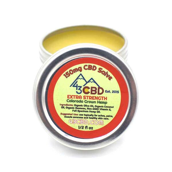 Pocket Tin CBD Hemp Oil Salve (150mg)